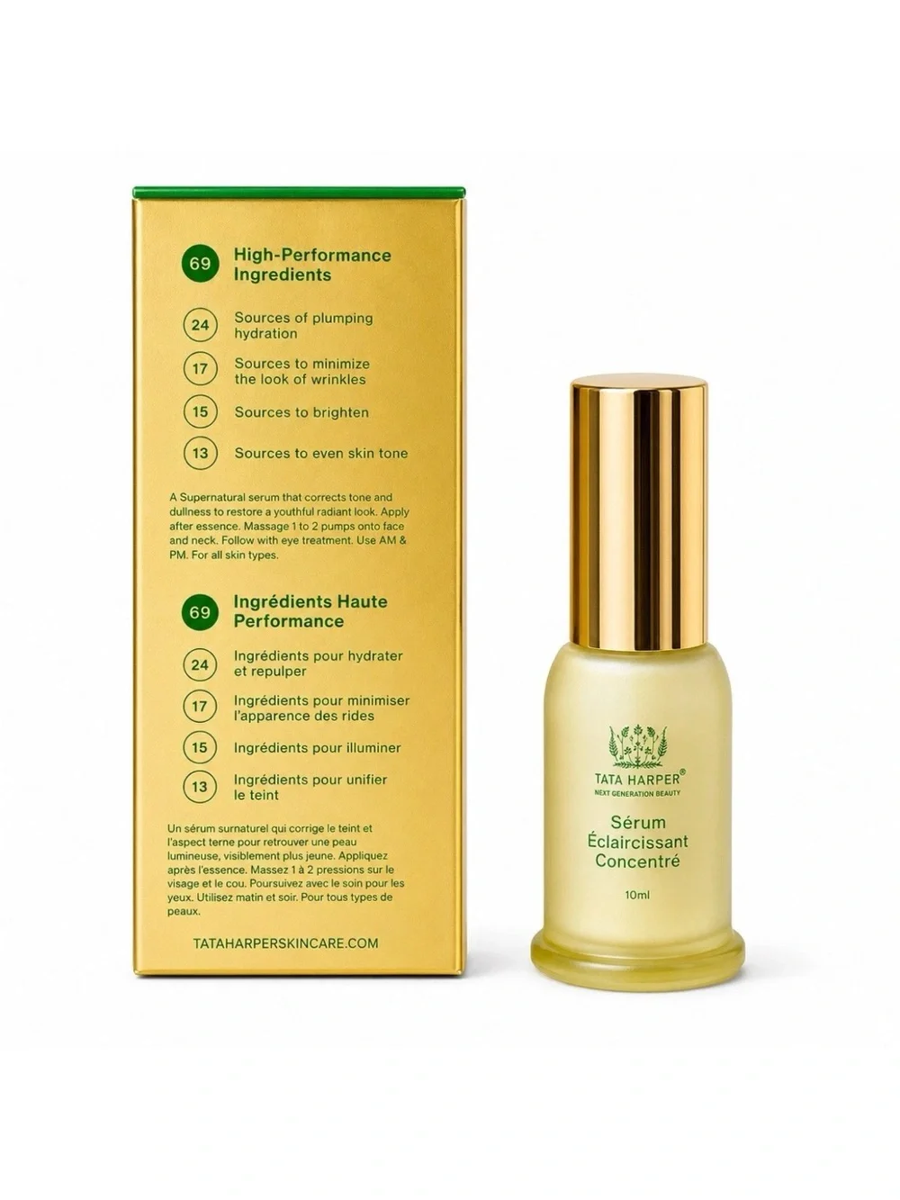 Tata Harper Concentrated Brightening Serum Tone Correcting Solution NIB